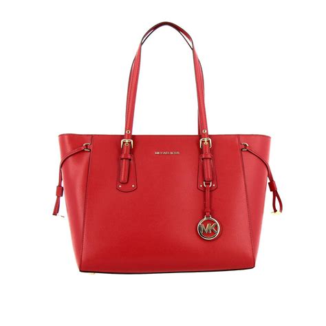 red michael kors junie bag|Michael Kors purses red.